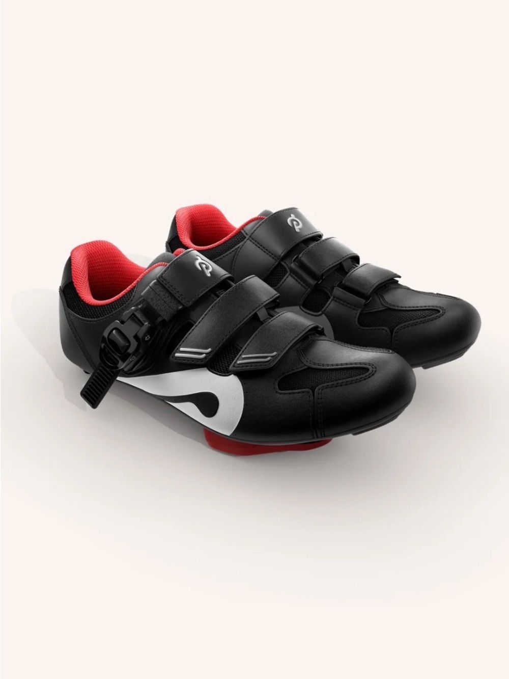 Women’s Peloton Cycling Sneakers with Red Lining and White Side Accent-Brand New